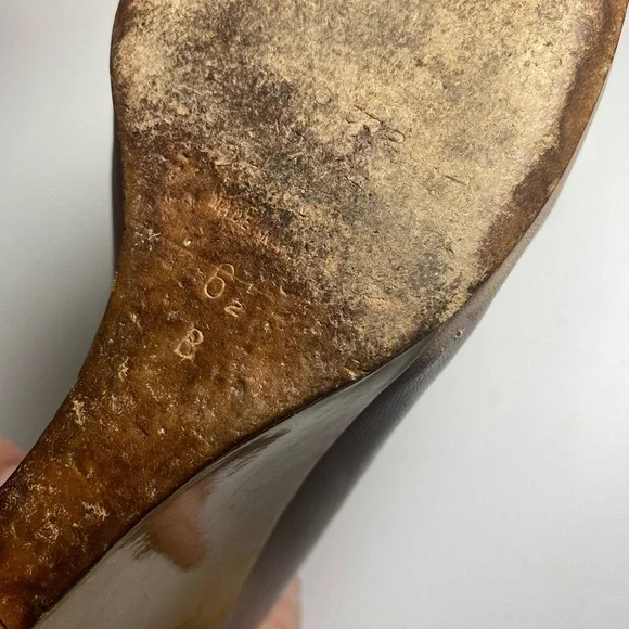 Kate Spade Tan and Gold Wedge Shoes - Picture 6 of 7